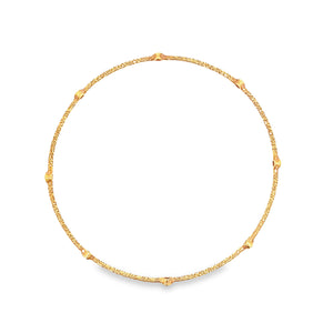 18k Rose Gold Diamond Bangle.
8 round brilliant cut diamonds totali...