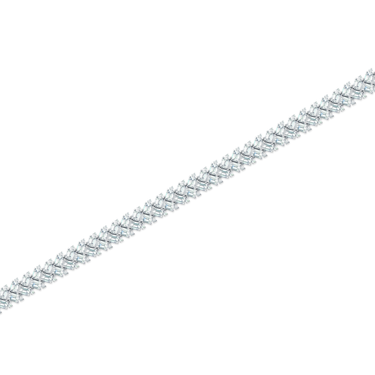 10.55ct 18k White Gold Diamond Bracelet — photo 1 of 1