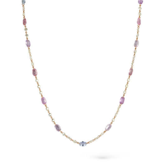 18k White Gold Diamond and Sapphire Necklace — photo 1 of 2