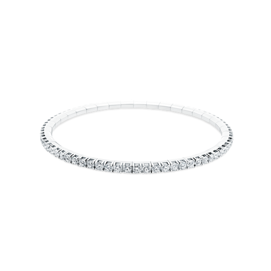 18k White Gold Diamond Stretch Bracelet — photo 1 of 3