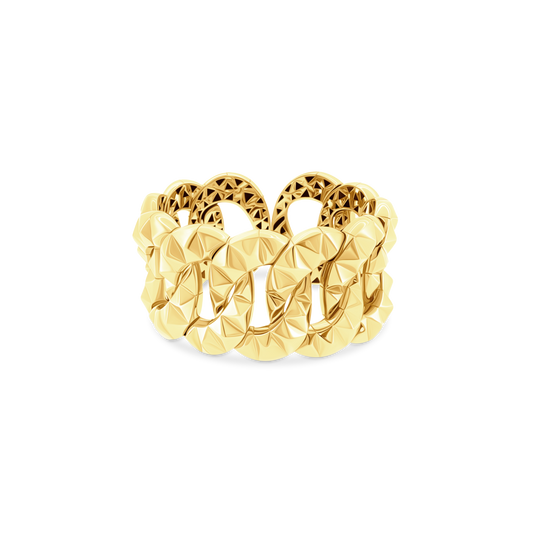 18k Yellow Gold Cuff Bracelet, SKU 440-2396