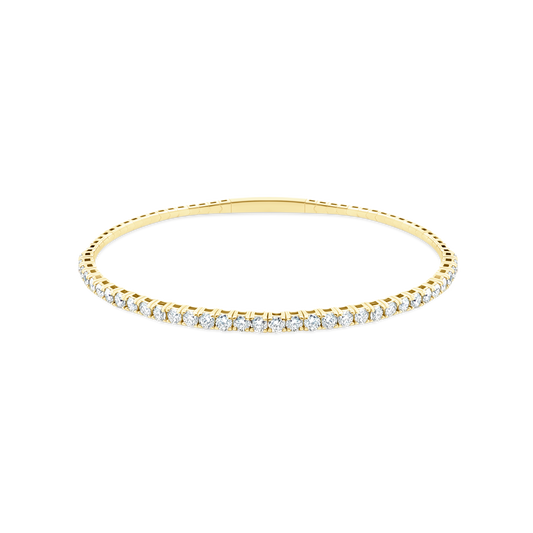 2.00ct 14k Gold Diamond Flex Bangle — photo 1 of 3