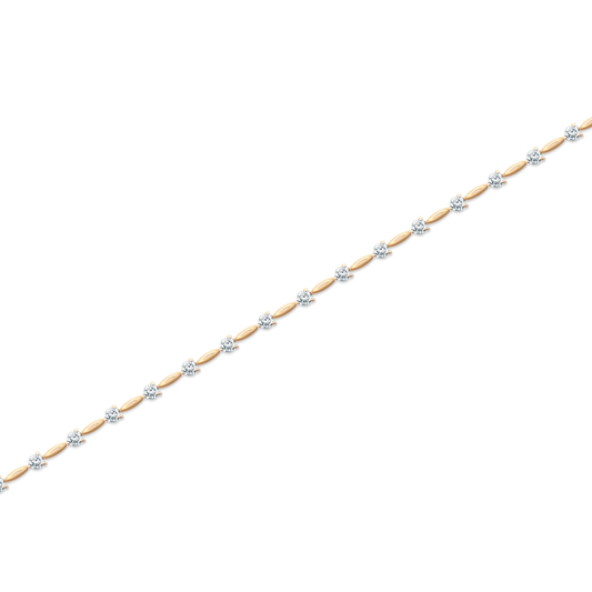 2.00ct 14k Yellow Gold Diamond Bracelet — photo 1 of 2