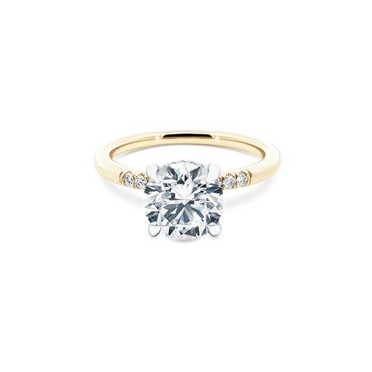 Martin Flyer Round Solitaire Diamond Engagement Ring — photo 1 of 3