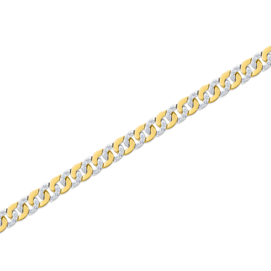 2.69ct 18k Yellow Gold Diamond Link Bracelet — photo 1 of 2