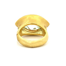 18k Yellow Gold Mint Topaz Ring