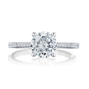 Strong solitaire look with a thin band that delivers brilliant deta...