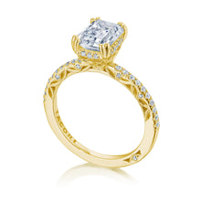 Tacori Solitaire Pave Diamond Engagement Ring