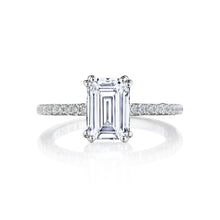 Tacori Solitaire Pave Diamond Engagement Ring