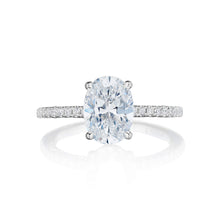 Tacori Solitaire Pave Diamond Engagement Ring