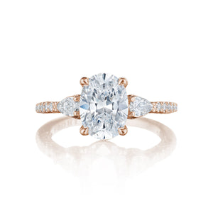 Tacori Three Stone Diamond Engagement Ring