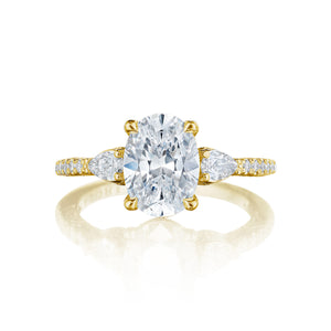 Tacori Three Stone Diamond Engagement Ring