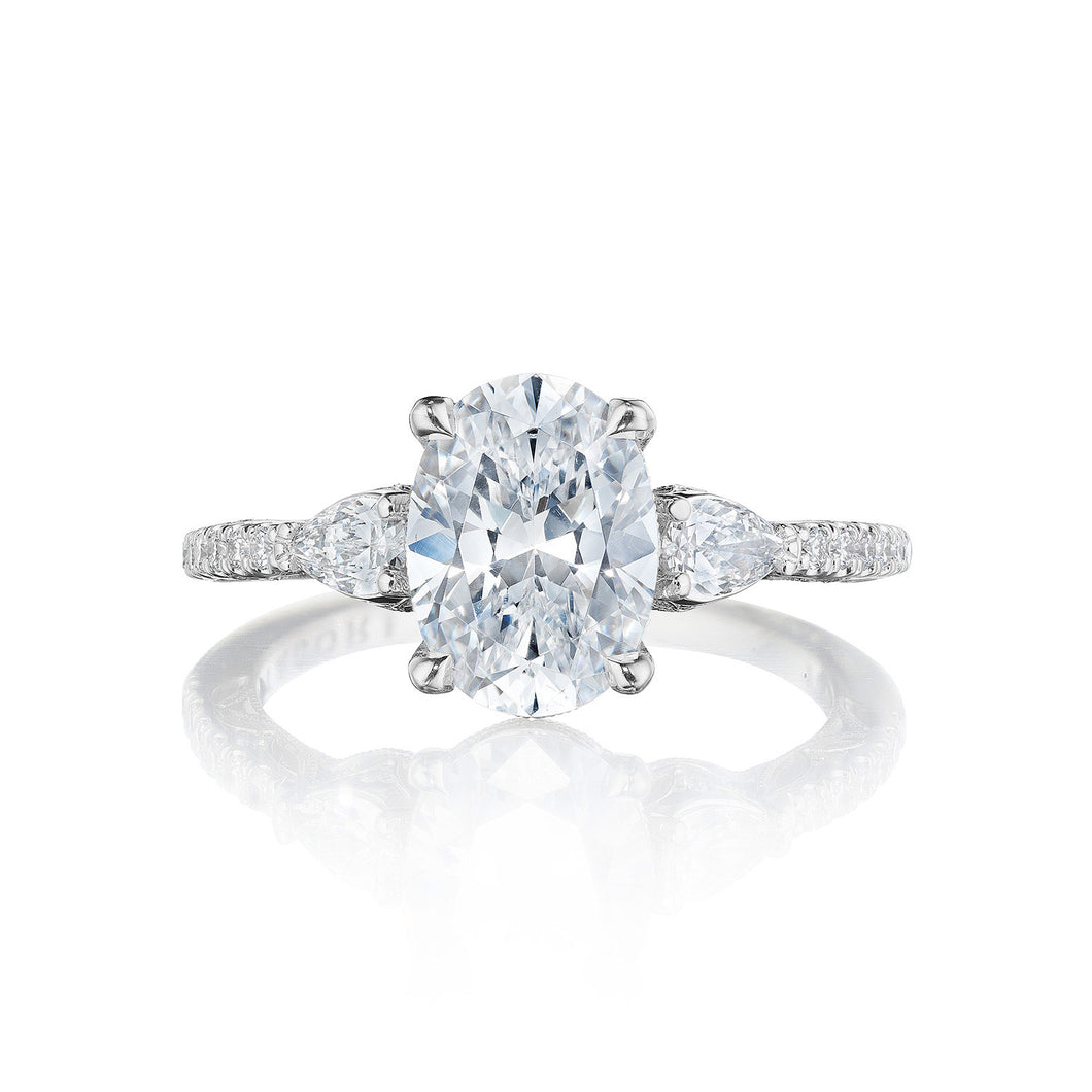 Tacori Three Stone Diamond Engagement Ring
