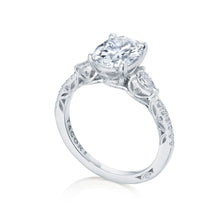 Tacori Three Stone Diamond Engagement Ring