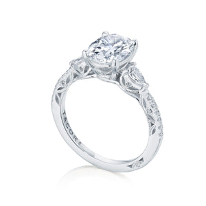 Tacori Three Stone Diamond Engagement Ring