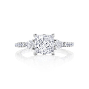 Tacori Three Stone Diamond Engagement Ring