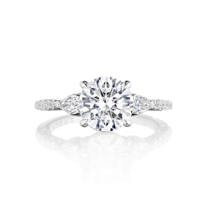 Tacori Three Stone Diamond Engagement Ring