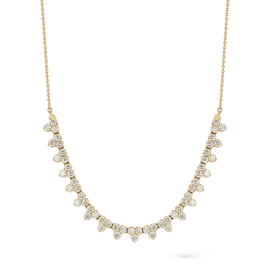 3.00ct 14k Yellow Gold Diamond Necklace — photo 1 of 2