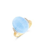 Refined 18 kt yellow gold ring by Nanis, hand-engraved with the bur...