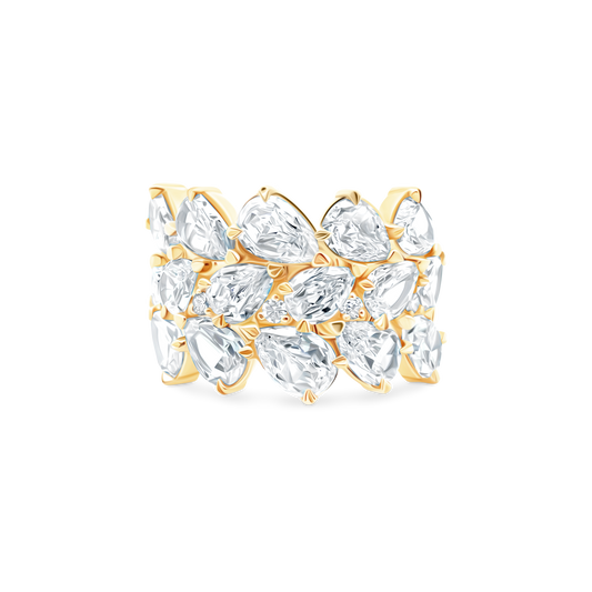 4.59ct 18k Yellow Gold Diamond Ring - SKU 130-2050