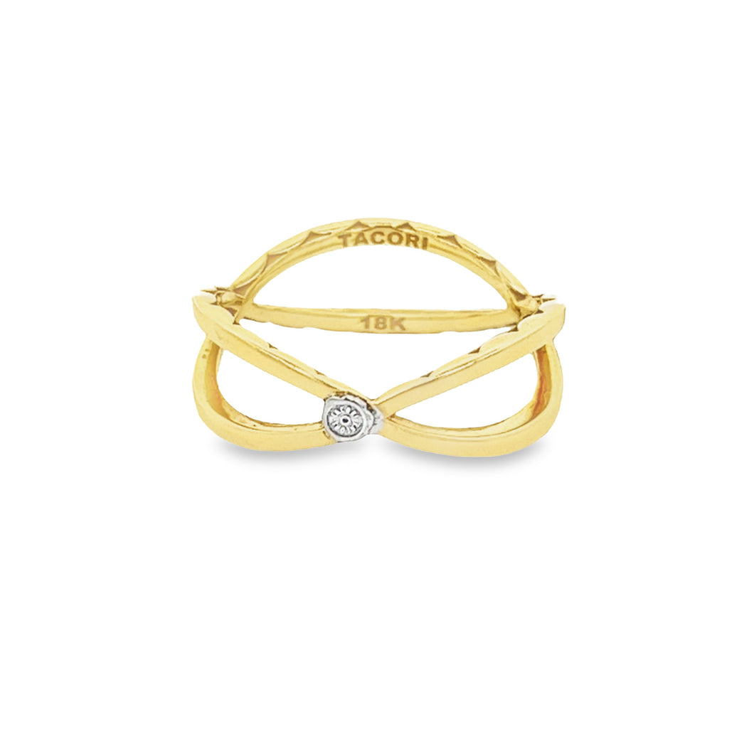 Tacori 18k Yellow Gold High Polish Open Marquise Ring