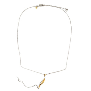 Tacori SV/18k Yellow Gold Crescent Cove Lariat Necklace. Necklace m...