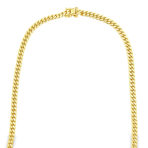10k Yellow Gold Mens Link Chain. Chain measures 24