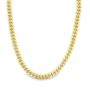 10k Yellow Gold Mens Link Chain. Chain measures 24