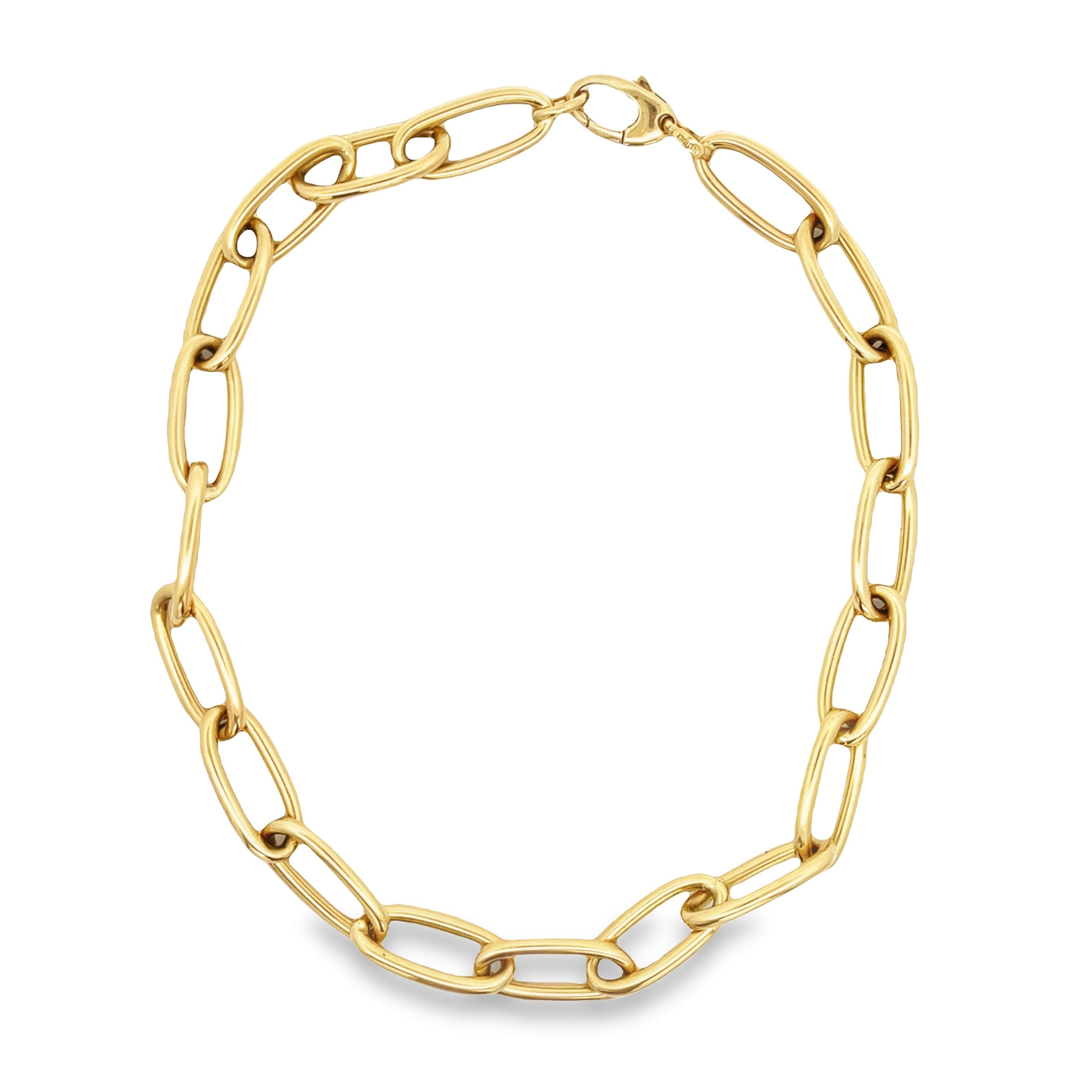 Unoaerre Serpentine Unoaerre Flat S Link Chain Nyx Chain Necklace