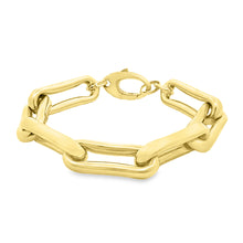 14K yellow gold bracelet with oval links.
Bracelet measures 7.5