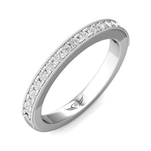 FlyerFit Thin Pave Diamond Band