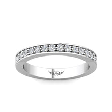 FlyerFit Pave Diamond Wedding Band