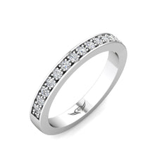 FlyerFit Pave Diamond Wedding Band