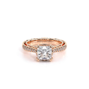 This engagement ring from the Venetian Collection features a floral...
