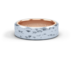 Verragio Hammered Men's Wedding Band