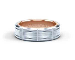 Verragio Matte Finish Men's Wedding Band
