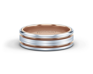 Verragio Matte Finish Men's Wedding Band