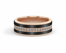 Verragio Titanium & Gold Diamond Men's Wedding Band