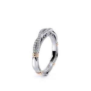 This Verragio wedding band is a beautifully handcrafted twisted sty...