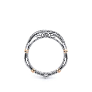 This Verragio wedding band is a beautifully handcrafted twisted sty...