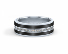 Verragio Titanium & Gold Diamond Men's Wedding Band