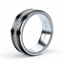 Verragio Titanium & Gold Diamond Men's Wedding Band