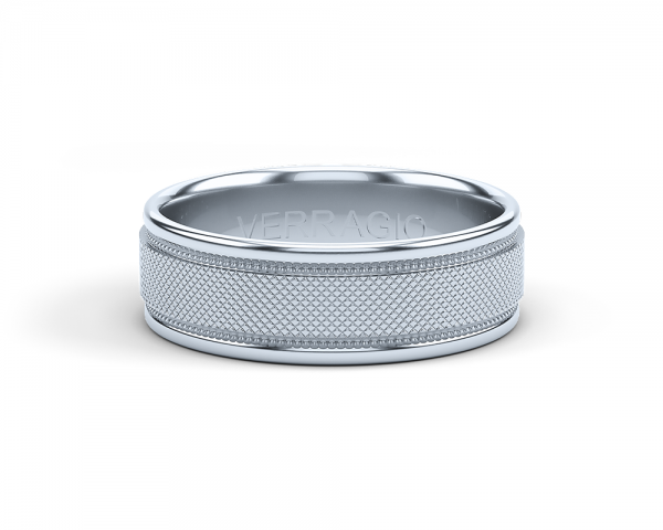 Verragio Textured Gold Men's Wedding Band
