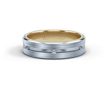 Verragio Matte Finish Diamond Men's Wedding Band