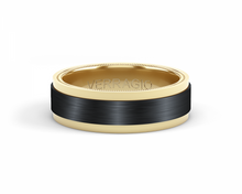Verragio Titanium & Gold Men's Wedding Band