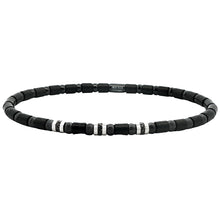 Roberto Demeglio black ceramic and carbon bead stretch bracelet. 3 ...