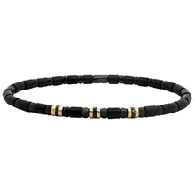 Roberto Demeglio black ceramic and carbon bead stretch bracelet. 3 ...