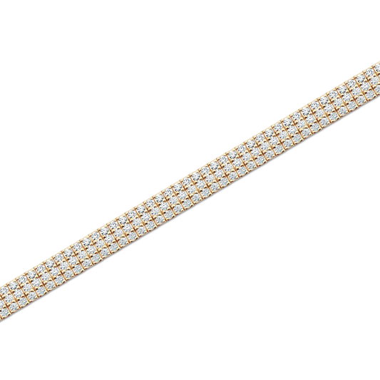 9.00ct 14k Yellow Gold Diamond Bracelet — photo 1 of 1