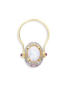 From Nanis' iconic Reverse collection, this 18kt gold ring alternat...