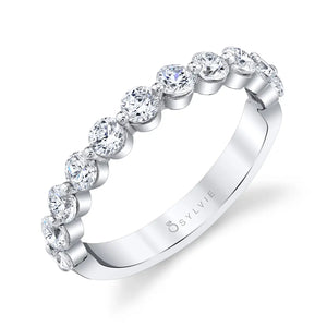 Sylvie Diamond Stackable Wedding Band - 1.00ct